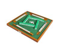 TARSHYRY 【Mini Mahjong Set Portable Folding Table Mah Jong Game Set for Travel Family Leisure Time Indoor Entertainment Accessories