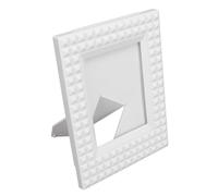 TARSHYRY Mini Photo Frames Small Picture Frames Tiny Photo Holders 3 Inch Decorative Standing Fram e with Rivet Design for Mini 12 11 9 8 7 E V O Picture (White)