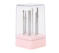 TARSHYRY Nail Polish Removal Bits Set Tungsten Carbide Manicure Grinding Nails Drill Tips with Clear Storage Box for Home Salon Acrylic Gel Pedicure Nail Polish Remover Bits 7pcs