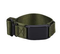 TARSHYRY Nylon Band Replacement for WHOOP 5.0, Adjustable Sport Watch Strap with Touch Fastener, Soft Lightweight Wristband for Fitness Tracker (Army Green)