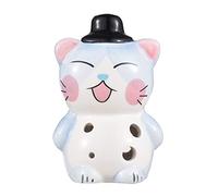 TARSHYRY Ocarina Instrument, Ceramic Ocarina 6 Holes Cartoon with Sheet Music of 5 Simple Songs for Beginners and Children (Light blue)