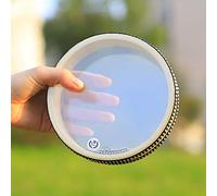 TARSHYRY Ocean Drum, Toy Drum Hand Color Ocean Early Educational Percussion Instrument 6 Inch Transparent