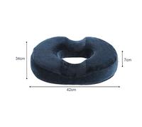 TARSHYRY Pain Relief Sitting Pillow Comfort Foam Seat Cushion for Enhanced Seating Support (Dark Blue)