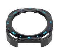 TARSHYRY PC Bumper Case Hard Shockproof Impact Protective Case Frame for Cyber Smart Watch Suitable for Men Women Office Outdoor Activity (Black Blue)
