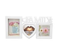 TARSHYRY Picture Frames, Unique Design Modern Style Couple Picture Frame Heart Frame with Small Hook Beautiful Stylish 3 Hole Love Photo for Wedding Engagement Gifts Photo Frames