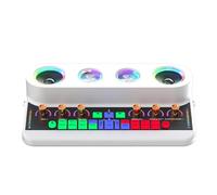 TARSHYRY Portable Karaoke Machine with DSP Noise Reduction Colorful Light Effect for Live Broadcasting (W-2)