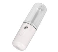 TARSHYRY Portable Nano Facial Steamer, Mini Mist Sprayer 50ml Visual Water Tank Moisturizing&Hydrating for Face (White)