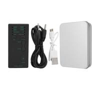 TARSHYRY Portable Voice Changer, 4 Sound Effects 4 Sound Changes with 3.5mm Interface USB Rechargeable, for Smartphones PCs Tablets Gaming Consoles Live Streaming