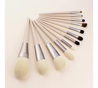 TARSHYRY Professional Super Soft Makeup Brush Set Elastic Comfortable Cosmetic Brush Set Morandi Color 12Pcs for Eye Shadow Portable Makeup (Morandi Color + Box)