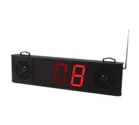 TARSHYRY Queue Calling System Wireless Digital LED Display Voice Prompt Number Caller for Restaurants Banks Hospitals Easy Operation Take A Number System (GB Plug)