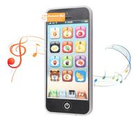 TARSHYRY Rechargeable Toy Mobile Phone for Kids with Touch Screen, Lights, and Music Educational Learning Toy for Toddlers and Babies Idea