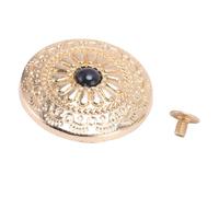 TARSHYRY Rivet Buttons Leather Craft Decorative Screw Flower Pattern Retro Design for Belts Handbags Shoes Clothing Zinc Alloy Gold Black Turquoise