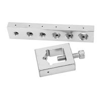 TARSHYRY Safety Wire Drill Jig Kit, Carbon Steel Nut Drill Fixture with Diagonal Hole Design for 6mm 8mm 10mm 12mm Bolts in Mechanical Industries