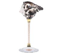TARSHYRY Seashell Conch Cup, Polished Goblet, Seashell Design Elegant Cold Drink Cup Table Decoration (Black)