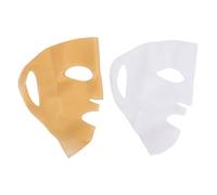 TARSHYRY Silicone Face Cover, Soft Skin Friendly Sheet Holder with Secure Ear Loops for Skin Care, White Gold