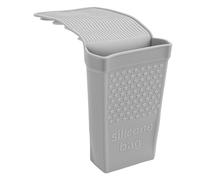 TARSHYRY Silicone Hot Tool Holder, Heat Resistants Up to 460F with Strong Suction Cups for Curling Iron and Straightener Storage on Mirrors or Tiles (Gray)