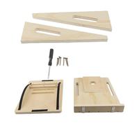 TARSHYRY Slant Board, Wooden Calf Stretcher with 4 Adjustable Angles 15 25 30 35 Degrees, Portable Balance Board for Squats Foot Ankle Stretching Core Strength Training Home Gym Office