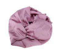 TARSHYRY Sleeping Hair Bonnet, Double Layer Adjustable Elastic Strap Synthetic Silk Satin Bonnet for Women Men, with Wide Brim for Curly Long Hair to Prevent Frizz Breakage (Light Purple)