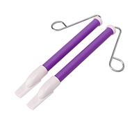 TARSHYRY Slide Whistle Safe and Simple to Play for Children Musical Instrument, ABS Metal Lovely Color, 2Pcs for Early Music Enlightenment (Purple)