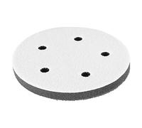 TARSHYRY Soft Foam Buffer Pad, 125mm Sanding Interface Disc with 5 Hole Design for Efficient Surface Finishing and Polishing Tools (5 inches 5 holes)