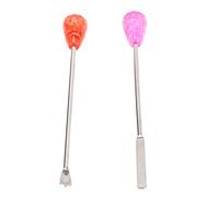 TARSHYRY Stainless Steel Eyebrow Powder Mixing Stick Stirring Spoon for Makeup Artist Nail Art