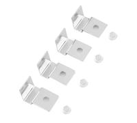 TARSHYRY Stainless Steel Sturdy Fish Tank Glass Cover Clamp/Holder for Securely Holding Aquarium Cover, 4Pcs 5mm-12mm Aquarium Glass Bracket Set for Fish Tank Enthusiasts (5mm (4 pieces/set))