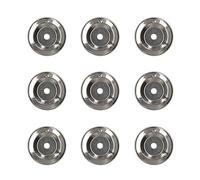 TARSHYRY Tambourine Bell Ring Set 50pcs Stainless Steel for Tambourines Wood Percussion Instruments