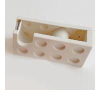 TARSHYRY Tape Dispenser, Packing Tape Dispenser PP Material with Ease and Flair Desk for School Office Study Room (White)