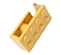 TARSHYRY Tape Dispenser, Packing Tape Dispenser PP Material with Ease and Flair Desk for School Office Study Room (Yellow)