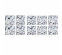 TARSHYRY Throw Pillow Covers Sofa Pillow Covers Couch Decorative Soft Farmhouse Boho Style Blue White Polyester Set of 10 for Living Room Bedroom (50.8x50.8cm / 20x20in)