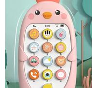TARSHYRY Toddler Learning Toy with Music and Sounds, Interactive Baby Phone for 1 3 Year Olds, Early Development Educational Toy for Kids (Pink)