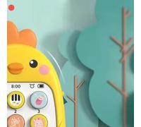 TARSHYRY Toddler Learning Toy with Music and Sounds, Interactive Baby Phone for 1 3 Year Olds, Early Development Educational Toy for Kids (Yellow)