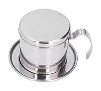 TARSHYRY Vietnamese Coffee Filter Traditional Stainless Steel Reusable Coffee Maker Pot for Shop Home Use Durable Rustproof Portable Vietnamese Drip Machine