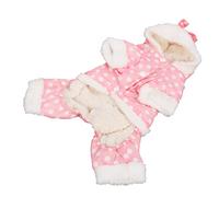 TARSHYRY Warm Winter Dog Jacket for Cold Weather, Thickened One Piece Hoodie for Small, Medium, Large Pets, Skin Friendly Outdoor Wear (L)