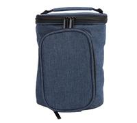 TARSHYRY Water Flosser Carrying Bag, Premium Oxford Fabric with Soft Padding for Travel, 2 Sections 6.3x6.3x9.1in Storage Pouch