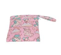 TARSHYRY Wet Dry Bags for Diaper Bag, Baby Wet Dry Double Zippers Portable Washable Travel Diaper Nappy Storage Small for Travel Beach Pool Gym (#1)
