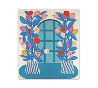 Tarsila do Amaral Famous Paintings Print on Canvas. (Romance) Abstract Art Posters and Prints.Reproduction on Canvas Wall Art for Home Decor Picture 60x70cm(24x28in) Frameless