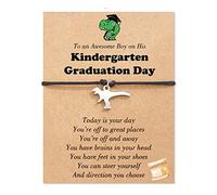 Tarsus Dinosaur Bracelet Graduation Gifts for Bo ys, 11 Inches, Stainless Steel, no gemstone