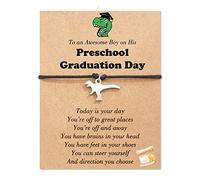 Tarsus Dinosaur Bracelet Graduation Gifts for Bo ys, 11 Inches, Stainless Steel, no gemstone