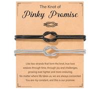 Tarsus Matching Couples Bracelets Love Knot Relationship Jewelry Christmas Birthday Anniversary Couples Gifts for Him Her Boyfriend Girlfriend, average, Stainless Steel, no gemstone