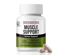 Tart Cherry 500mg & American Ginseng 143mg - Powder Muscle Building Supplements - Natural Tart Cherry Extract Supplement for Men & Women -Gluten Free, Vegan, Non-GMO - 60 Capsules by JungKwanJang