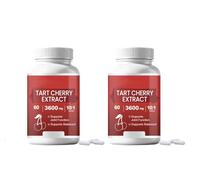 Tart Cherry Extract - Joint Supports - Cold Processed - 60 count,2Pcs