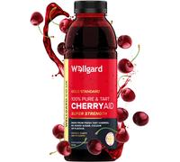 Tart Cherry Juice, Wellgard CherryAid 100% Concentrated Montmorency Cherry Juice Syrup For Immune Support, 500ml, Sour Cherry, Made in UK