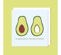 t'art designs - Congratulations, Let's Get Smashed! - Congratulations Well Done Card 150 x 150mm