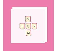 t'art designs - Fun Mum Scrabble - Mothers Day Card