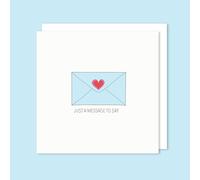 t'art designs - Just A Message To Say Sticky Note Card