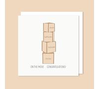 t'art designs - On The Move, Moving House Congratulations Card