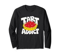 Tart Lover Retro Graphic Long Sleeve T-Shirt