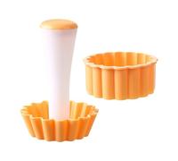 Tart Pans for Baking - Pastry Dough Tart Tamper Kit, Egg Tart Molds, Reusable Pastry Baking Tool for Cupcake Muffin, Pecan Pies, Desserts