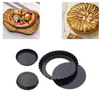 Tart Shaped Cake Baking Tray Mould Tin Tray Round Cake Pan with Loose Base Quiche - Flan 28cm Tart Baking Mold Tray